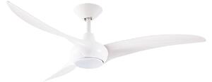 Ventilator de tavan cu LED Briya, CCT, dimabil, Ø 116 cm, alb - Lindby Lindby, Briya, reglabil, Alb, Camera de zi, Plastic, Modern
