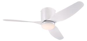 Ventilator de tavan cu LED-uri Carla, silențios, 117 cm, alb - Westinghouse Westinghouse, Carla, reglabil, Alb, Camera de zi, Plastic, Modern
