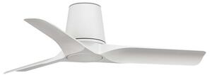 Ventilator de tavan Hey S, alb, motor cu curent continuu, silențios, Ø 90 cm FARO BARCELONA, Hey S, Alb, Camera de zi, Plastic, Modern