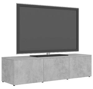 Comodă TV, gri beton, 120 x 34 x 30 cm, PAL