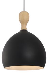 Lustră Pendul Halo Design, Dueodde, reglabil, Negru, Camera de zi, Metal, Scandinavă