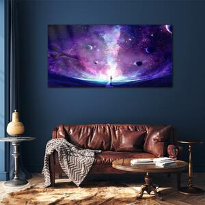 Tablou sticla Night Heaven Star of the Univers