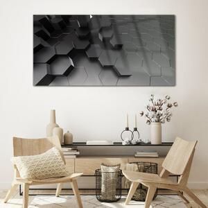 Tablou sticla Hexagoni moderni