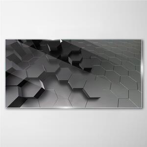 Tablou sticla Hexagoni moderni