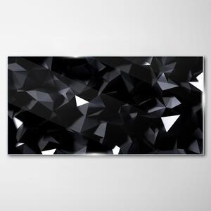 Tablou sticla Geometria triunghiurilor de abstractizare