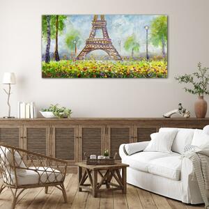 Tablou sticla Turnul Florilor Turnului Eiffel