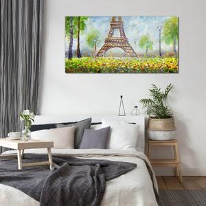 Tablou sticla Turnul Florilor Turnului Eiffel