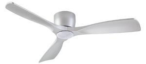 Ventilator de tavan Moneno Smart LED, argintiu, curent continuu, dimabil, CCT - Lucande, Moneno, reglabil, Metalic, Camera de zi, Metal, Modern