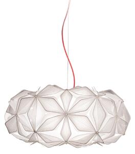 Lustră Pendul Slamp, C'EST LA VIE, reglabil, Alb, Camera de zi, Plastic, Design