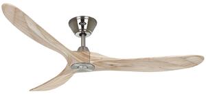 ECO GENUINO Ventilator de tavan crom/lemn deschis 152 cm - CasaFan CasaFan, Eco Genuino, Lemn, Camera de zi, Lemn, Modern