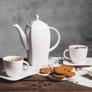 Set de cafea / ceai 17 piese Fala, Ambition, portelan, 220 ml, alb