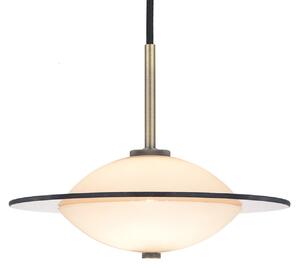 Lustră Pendul Halo Design, ORBIT, reglabil, Bronz / Alamă Veche, Camera de zi, Sticlă, Design