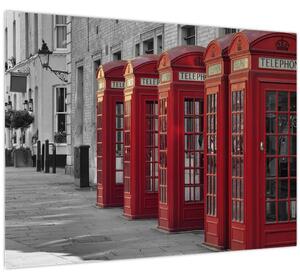 Tablou - Cutii telefonice din Londra (70x50 cm)