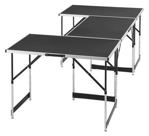 Juskys Masa de camping 3 parti neagra