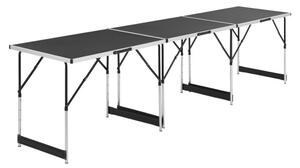 Juskys Masa de camping 3 parti neagra