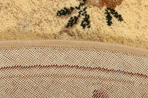 Covor Oval Lotos 551-100, Marime 60 x 110 cm, Bej, Crem, Inaltime Fir 8 mm, Antialergic, Polipropilena, Living, Dormitor, Sufragerie, Birou 60 x 110