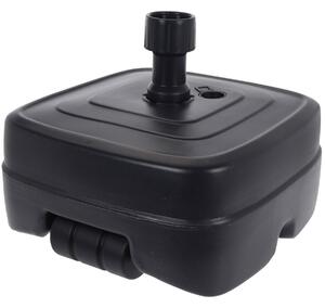 Baza pentru umbrela de gradina, neagra, 45 L