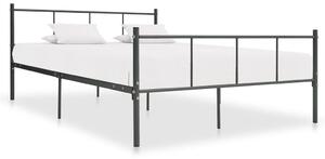Cadru de pat, gri, 160 x 200 cm, metal