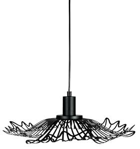 Lustră Pendul Dyberg Larsen, Flora, reglabil, Negru, Camera de zi, Metal, Design