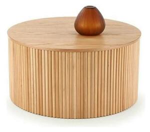 Masuta cafea WOODY, stejar natural, 80x80x41 cm