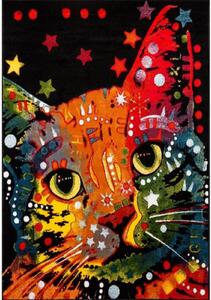 Model Pisica, Covor Dreptunghiular, Multicolor Multicolor, Dreptunghiular, 120x170