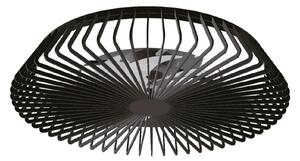 Ventilator de tavan inteligent cu LED Himalaya, negru, DC, silențios - Mantra Mantra Iluminación, Himalaya, reglabil, Negru, Camera de zi, Metal, Modern