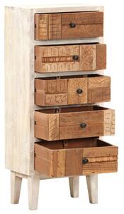 Dulap cu sertare, 45 x 30 x 105 cm, lemn masiv reciclat