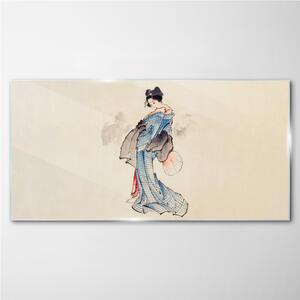 Tablou sticla Femei asiatice Kimono