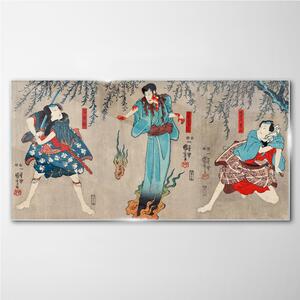 Tablou sticla Asia Kimono Samurai