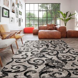 Covor Living Dormitor, Model Cappuccino 16003 81, Dreptunghiular, Gri 200x300