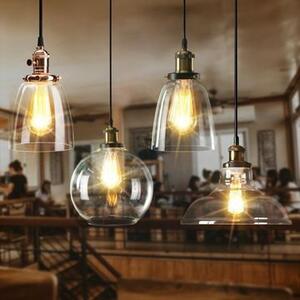 Lampa DE TAVAN SUSPENDABILA din sticla VERTO A BROWN APP043-1CP