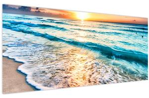 Tablou - Plaja de la mare (120x50 cm)