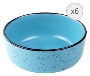 Set 6 boluri Electra, Heinner, Ø16 cm, ceramica, albastru