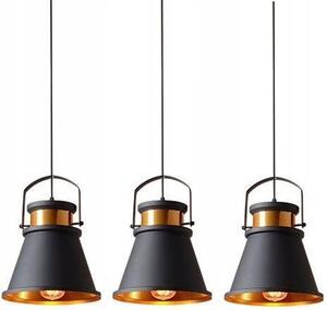 Lampa DE TAVAN ASTI AAA negru / Auriu