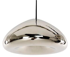 Toolight Plafoniera cu pandantiv Toollight, din sticlă cu oglindă 1xE27 APP322-1CP, argintiu, OSW-00419