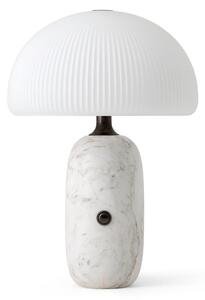 Lampă de masă Vipp, reglabil, Alb, Camera de zi, Sticlă