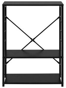 Dulap cuptor microunde, negru, 60x39,6x79,5 cm, lemn prelucrat