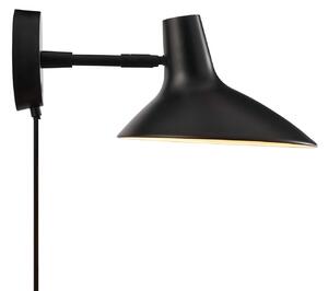 Lampă de perete DFTP by Nordlux, Darci Short, Negru, Camera de zi, Metal, Scandinavă