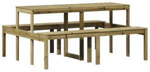 Masă de picnic, 160x134x75 cm, lemn impregnat de pin