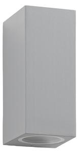 Lămpi de exterior Lucande, Xava, reglabil, Gri, Balcon, Aluminiu, Modern