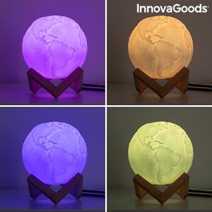 Lampa LED RGB reincarcabila Planeta Pamant Worldy InnovaGoods