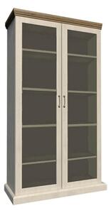 Vitrina ROYAL WS, pin nordic/stejar salbatic, PAL melaminat/plinte dec