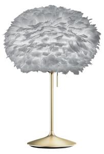 UMAGE Eos lampă de masă medie gri deschis/zahăr, Gri, Camera de zi / sufragerie, Design