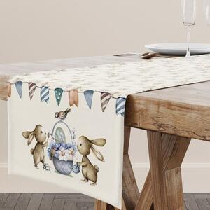 Napron decorativ 40x150 cm bumbac 100%, Feta cu imprimeu jucaus