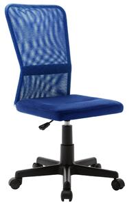Scaun de birou, albastru, 44x52x100 cm, plasă textilă