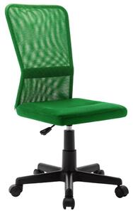 Scaun de birou, verde, 44 x 52 x 100 cm, plasă textilă