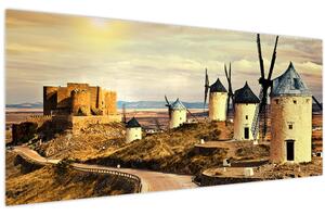 Tablou - Morile de vânt (120x50 cm)