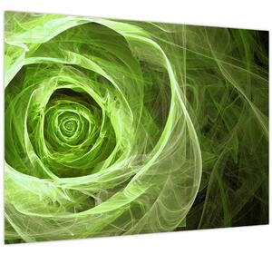 Tablou - Abstract Rose Green (70x50 cm)