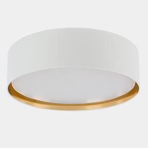 Plafonieră BILBAO 4xE27/15W/230V d. 60 cm albă/aurie