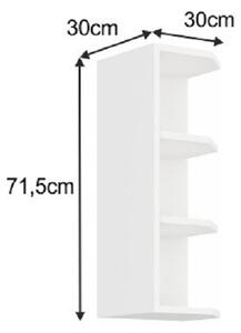 Raft de bucătărie superioară Strolis 30 G ZAK-72 (alb). 809508